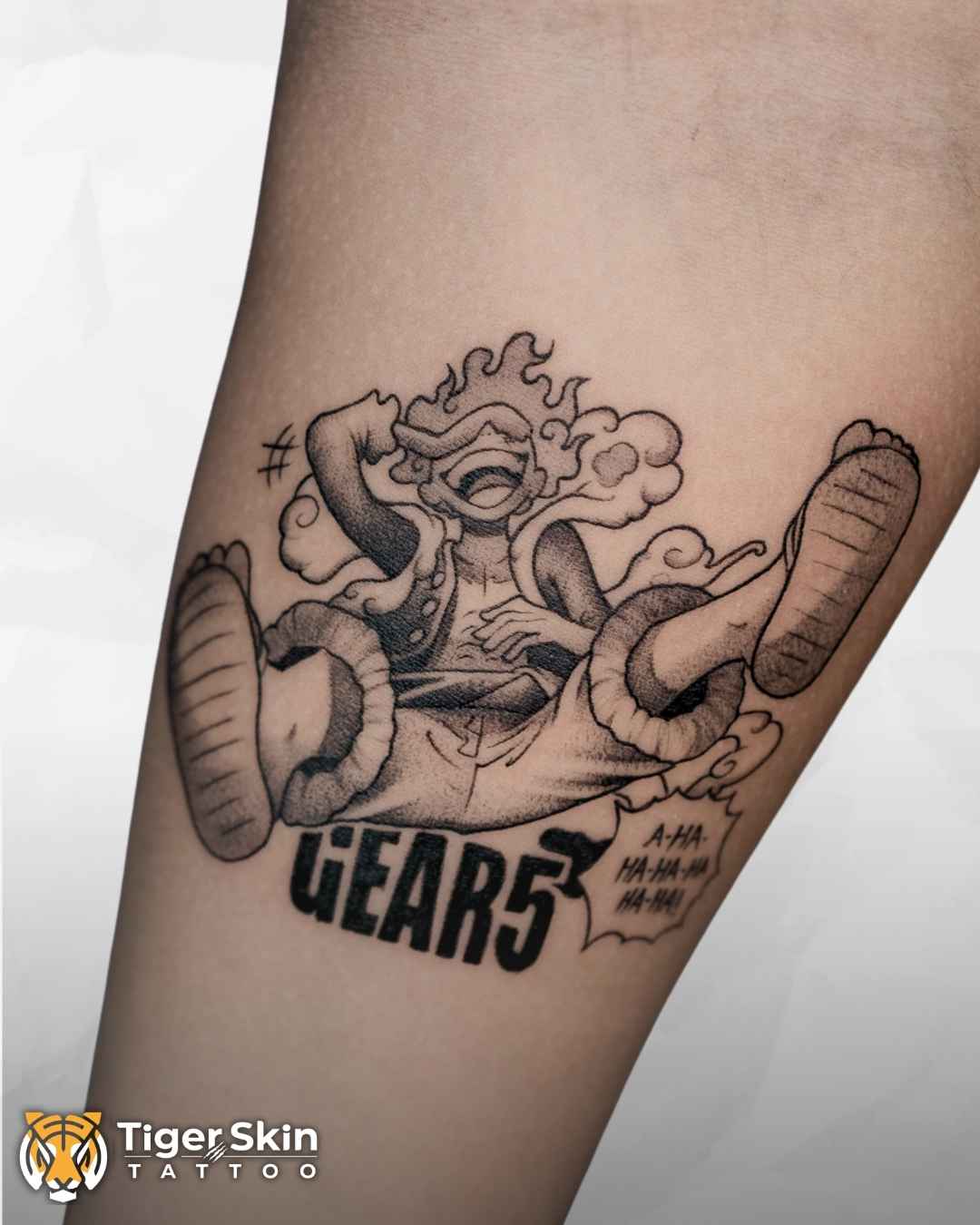 Black & Grey tattoo Thane by Tiger Skin