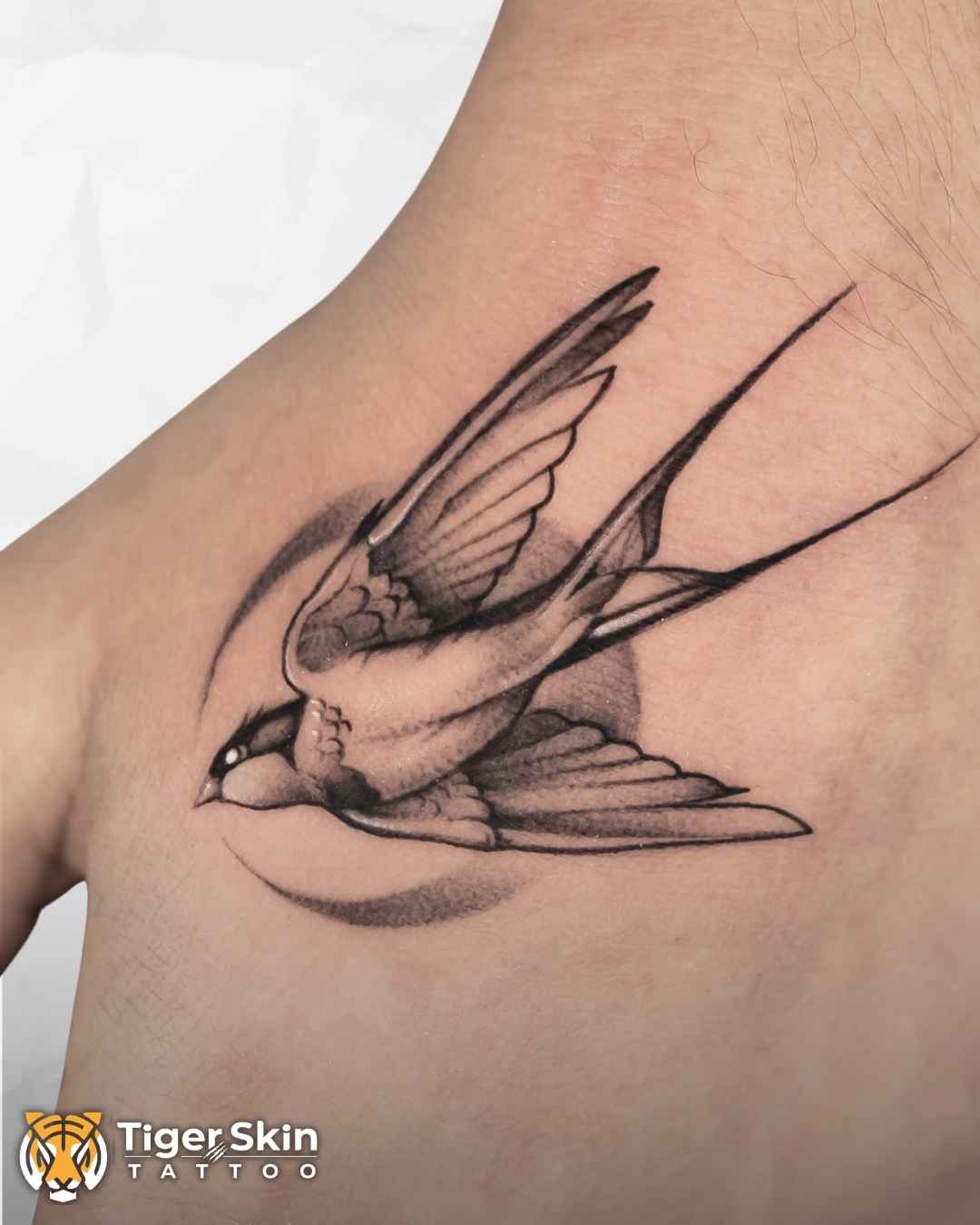 Black & Grey tattoo Thane by Tiger Skin