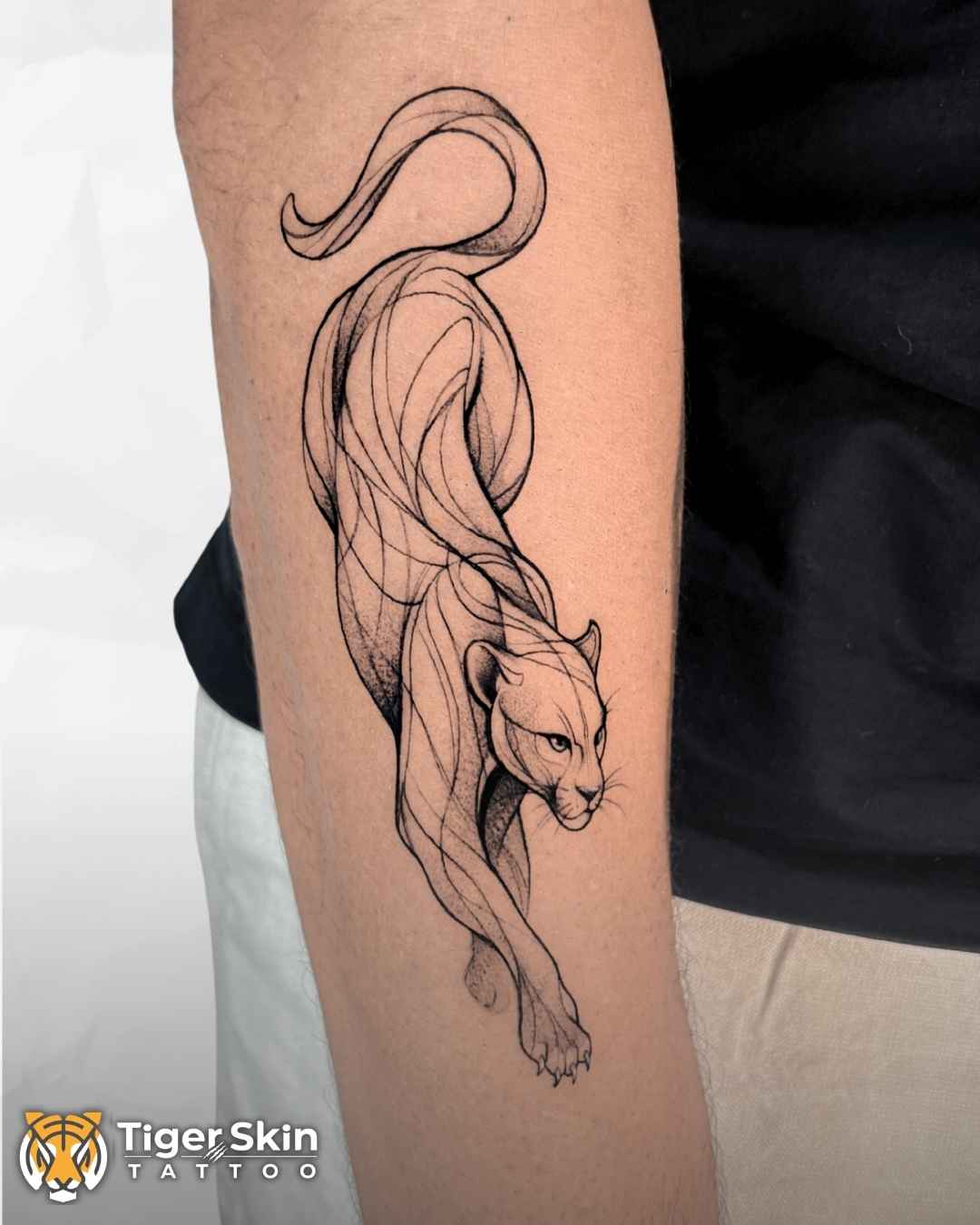 Black & Grey tattoo Thane by Tiger Skin