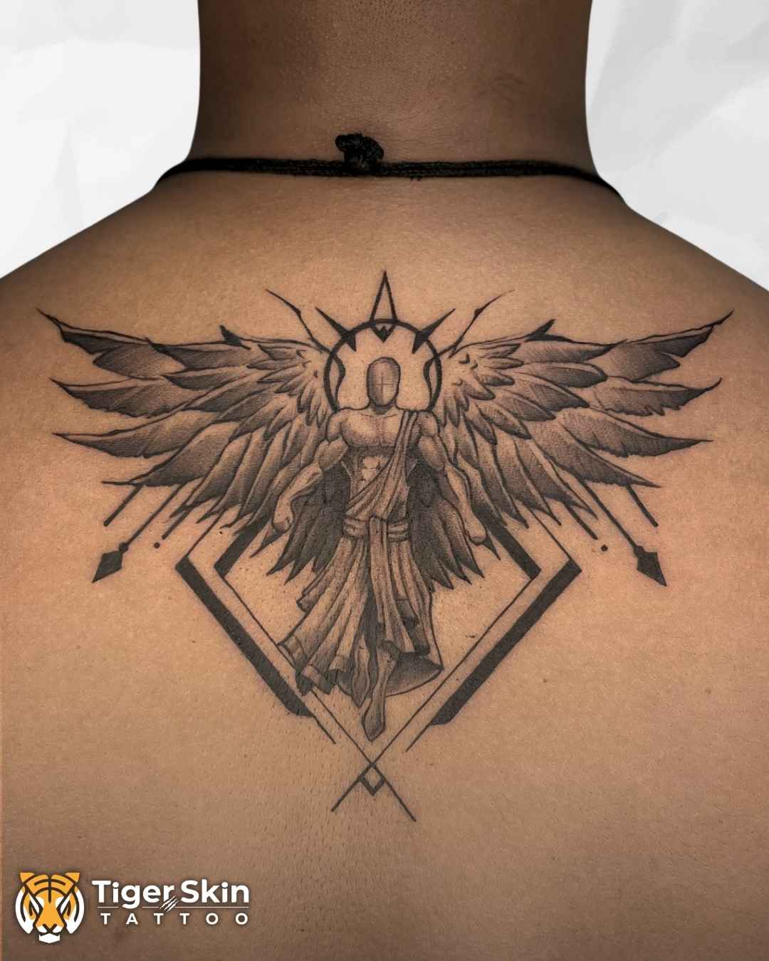 Black & Grey tattoo Thane by Tiger Skin