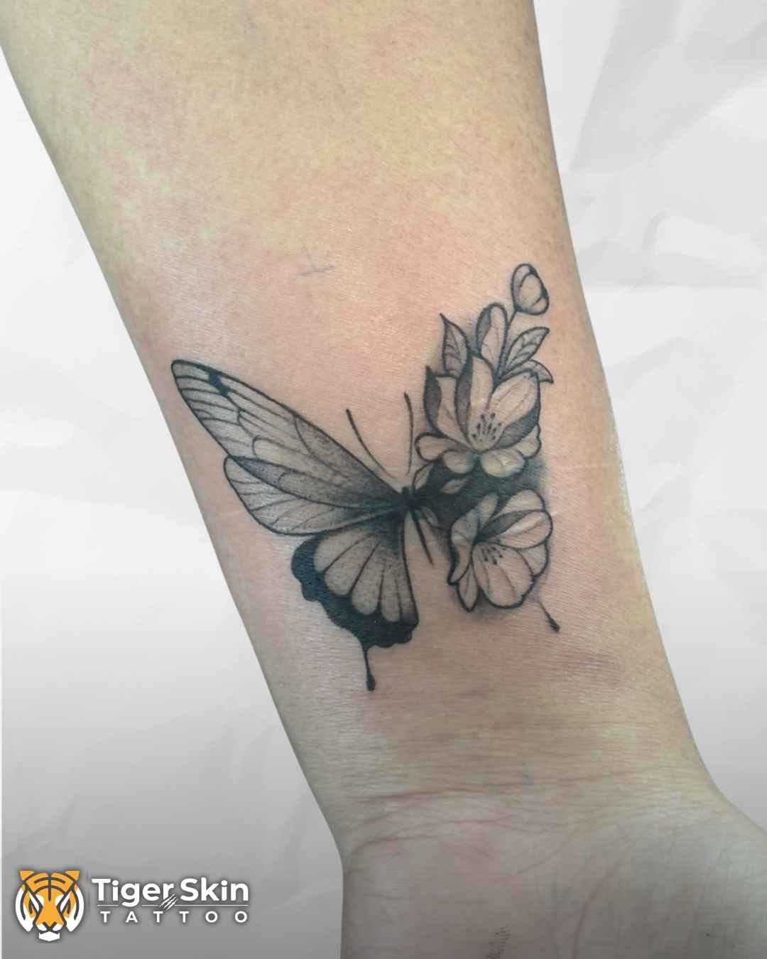 Fine Line tattoo Thane by Tiger Skin