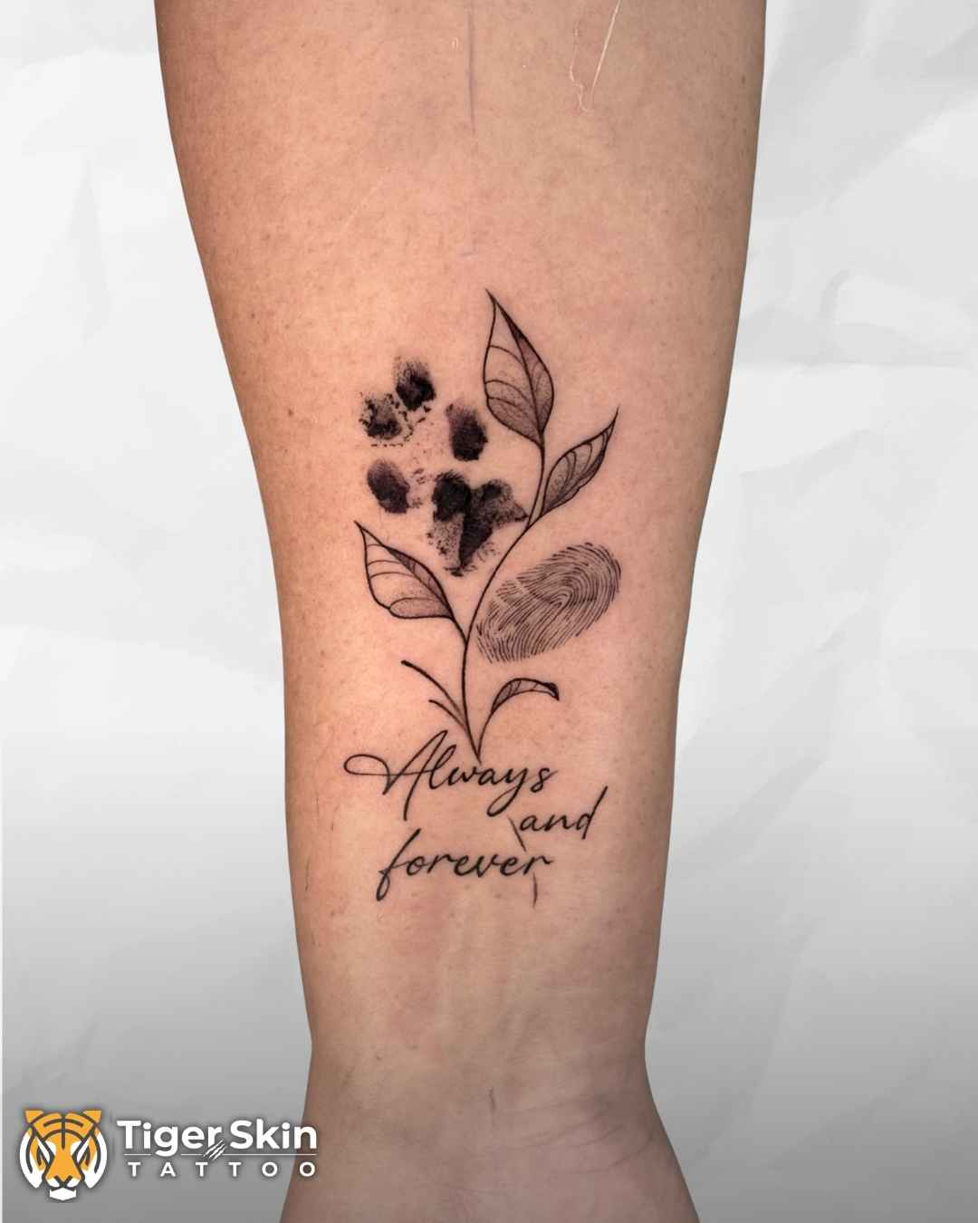 Fine Line tattoo Thane by Tiger Skin