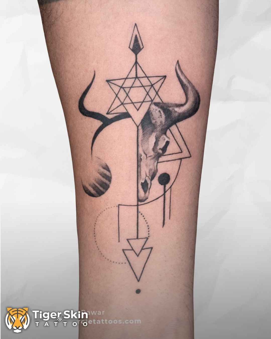 Fine Line tattoo Thane by Tiger Skin