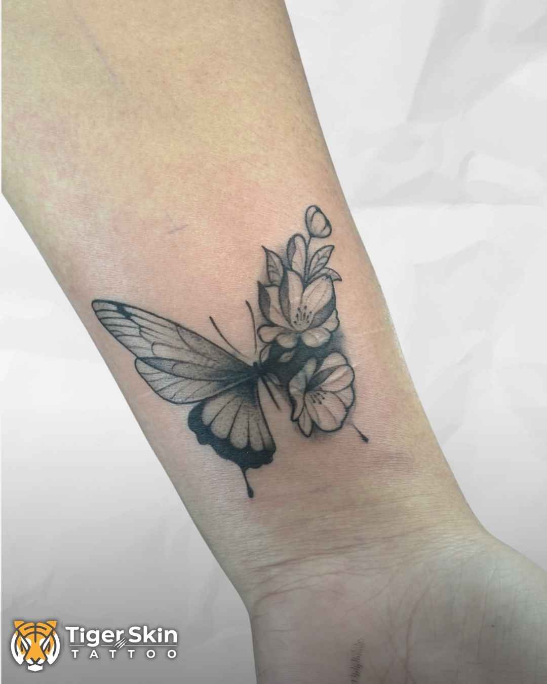 Fine Line tattoo Thane by Tiger Skin