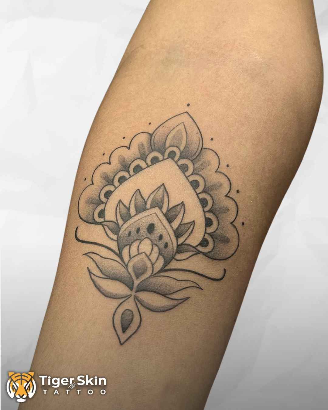 Fine Line tattoo Thane by Tiger Skin