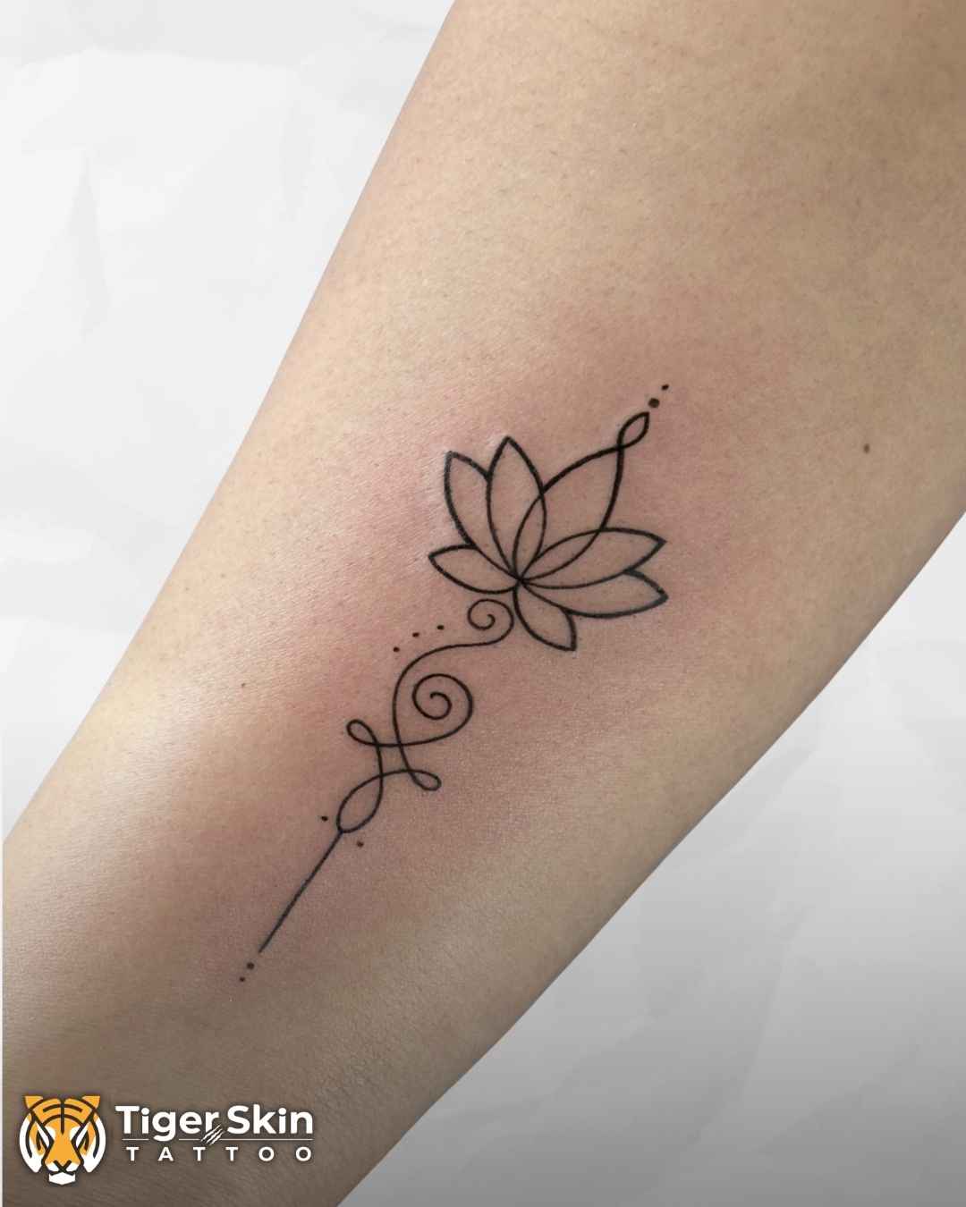 Fine Line tattoo Thane by Tiger Skin