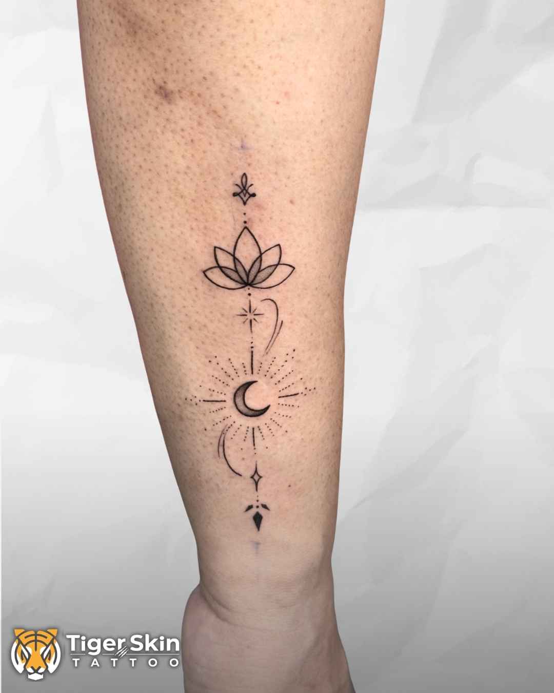 Fine Line tattoo Thane by Tiger Skin