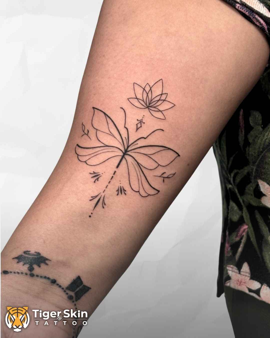 Fine Line tattoo Thane by Tiger Skin