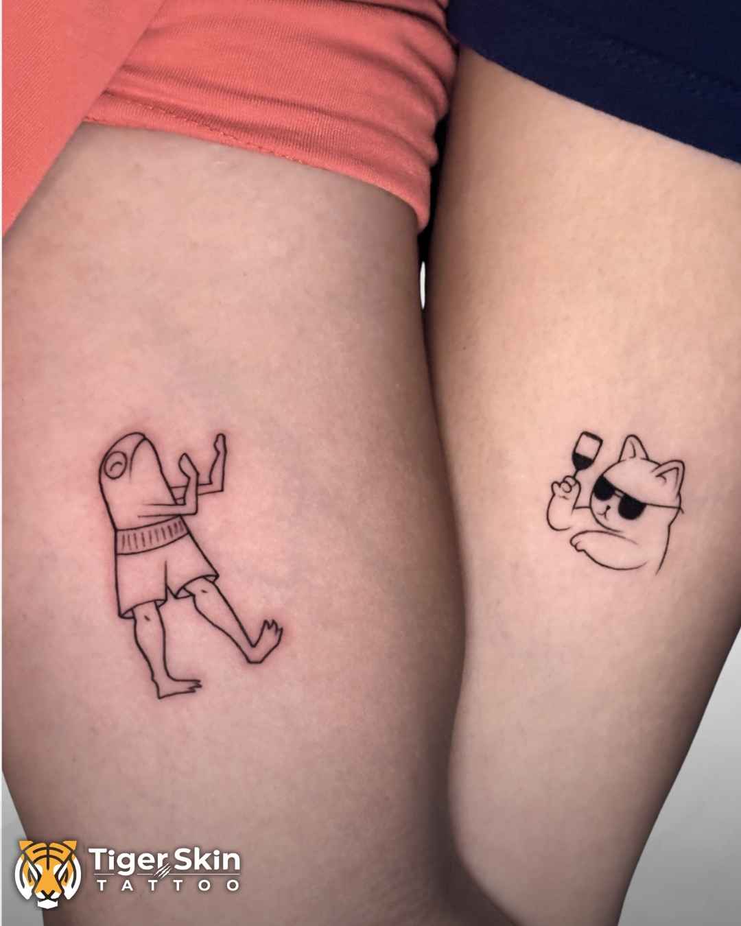 Fine Line tattoo Thane by Tiger Skin