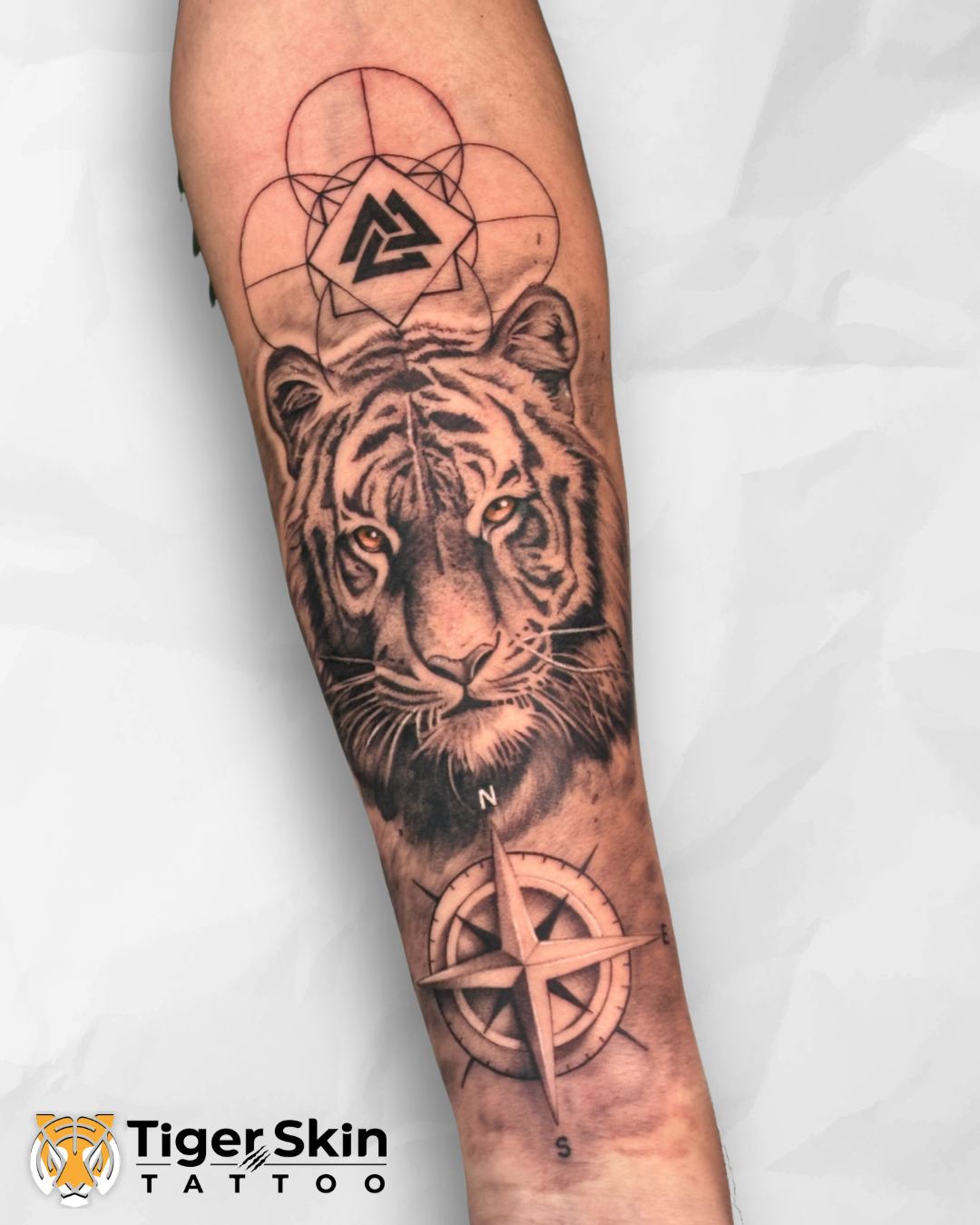 Black and Grey tattoo in Thane by Tiger Skin