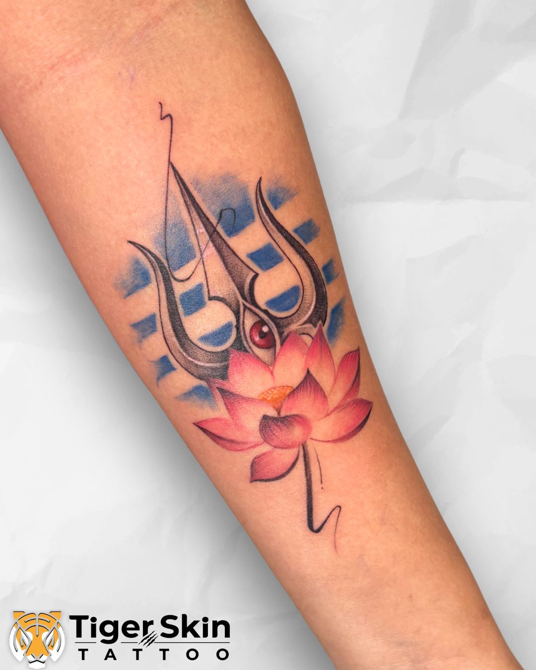 Religious tattoo in Thane by Tiger Skin